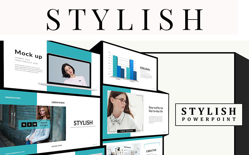 Style - Fashion Urban PowerPoint template PowerPoint Template