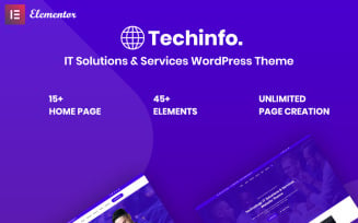 Techinfo - IT Solutions & Services Responsive WordPress Theme