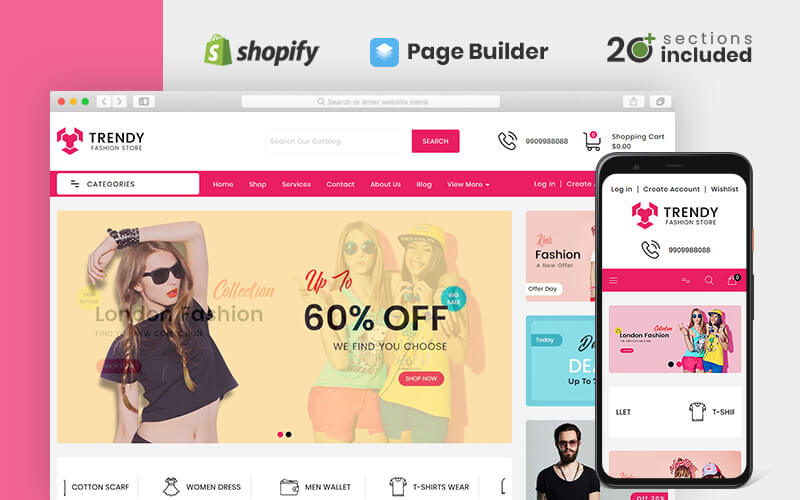 Trendy Fashion Store Shopify Theme
