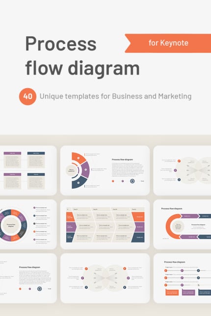 Template #98512 Flow Diagram Webdesign Template - Logo template Preview