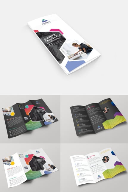 Kit Graphique #98532 Print Tri-fold Divers Modles Web - Logo template Preview