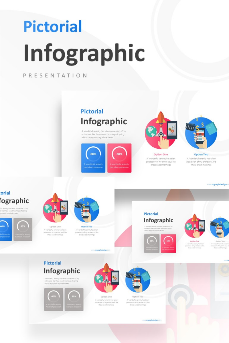 Plan and Goal Infographic Presentation PowerPoint template