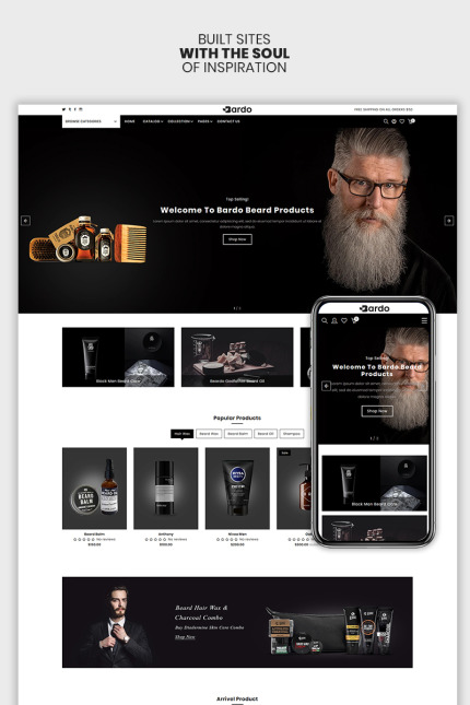 Kit Graphique #98580 Beardo Mode Divers Modles Web - Logo template Preview