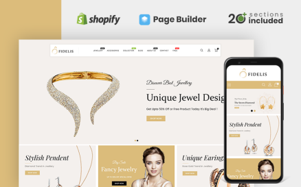 Fidelis Jewellery Store Shopify Theme