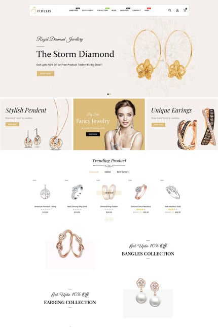 Kit Graphique #98587 Jewellery Diamant Divers Modles Web - Logo template Preview