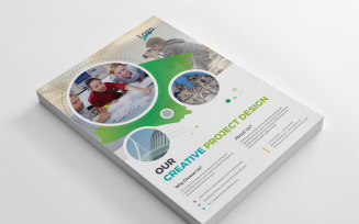 Green Color Flyer - Corporate Identity Template