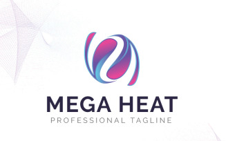 Mega Heat Logo Template