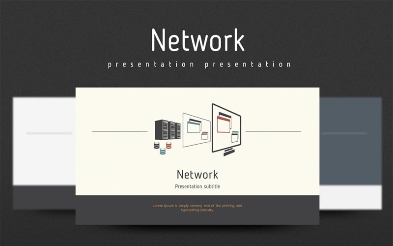Network PowerPoint template PowerPoint Template