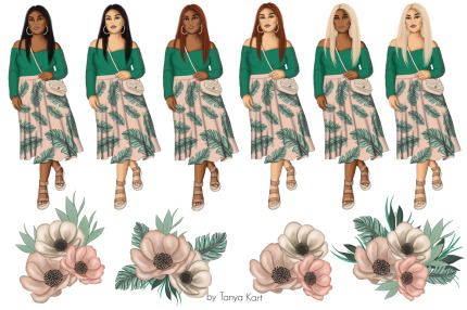 Template #98752 Stickers Fashion Webdesign Template - Logo template Preview