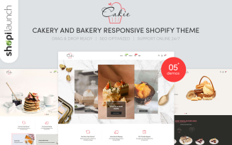 Cakie - Cakery & Bakery Responsive Shopify Theme
