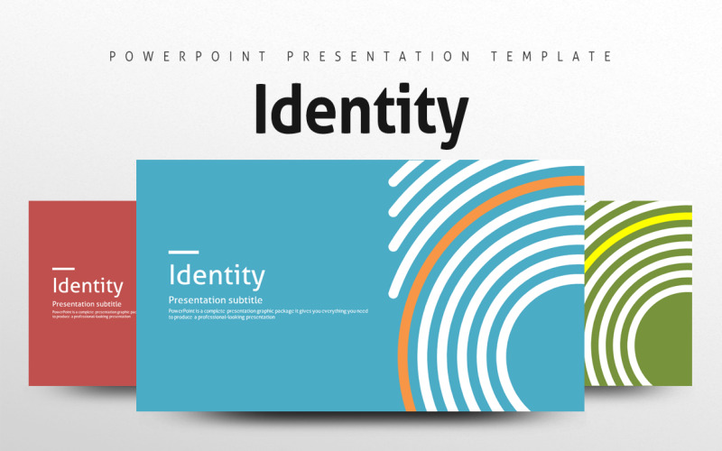 Identity Presentation PowerPoint template PowerPoint Template