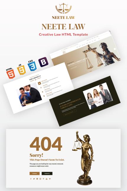 Template #98800 Attorneys Barrister Webdesign Template - Logo template Preview