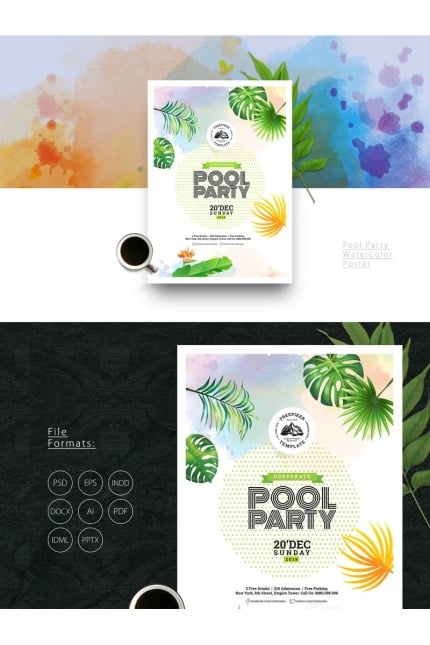 Template #98897 Template Watercolour Webdesign Template - Logo template Preview