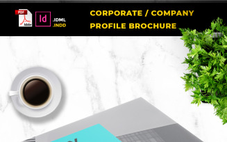 Company Profile Brochure A4 Lanscape - Corporate Identity Template