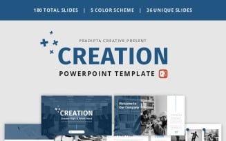 Creation - Creative & Elegant Business PowerPointTemplate PowerPoint template
