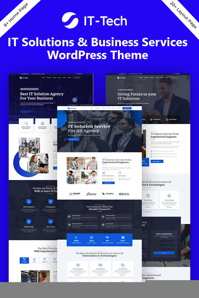 IT-Tech IT Solution & Business Service WordPress Theme