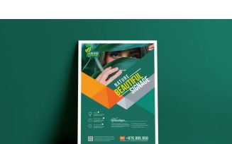 Minimal Green Flyer - Corporate Identity Template