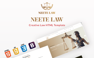 Neete - Law Responsive HTML Website Template