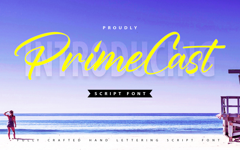 Primecast | Handlettering Cursive Font
