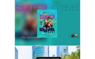 Summer Travel / Event Poster - Corporate Identity Template