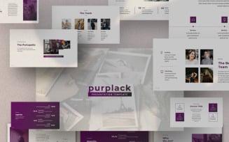 PURPLACK Presentation - Keynote template