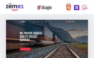 ULogix - Logistics Business Website Template