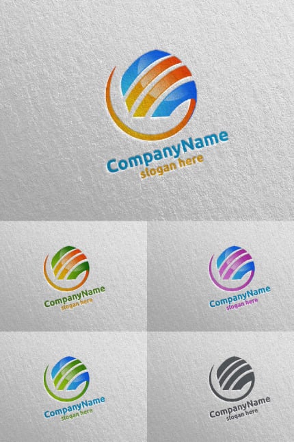 Template #99150 Communication Connect Webdesign Template - Logo template Preview