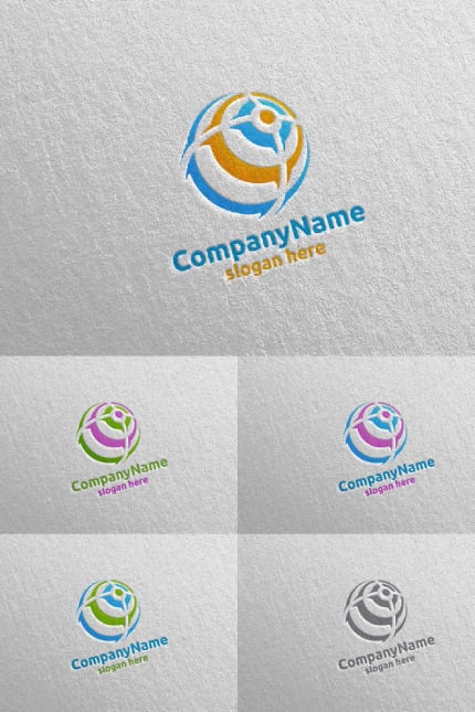 Template #99151 Communication Connect Webdesign Template - Logo template Preview