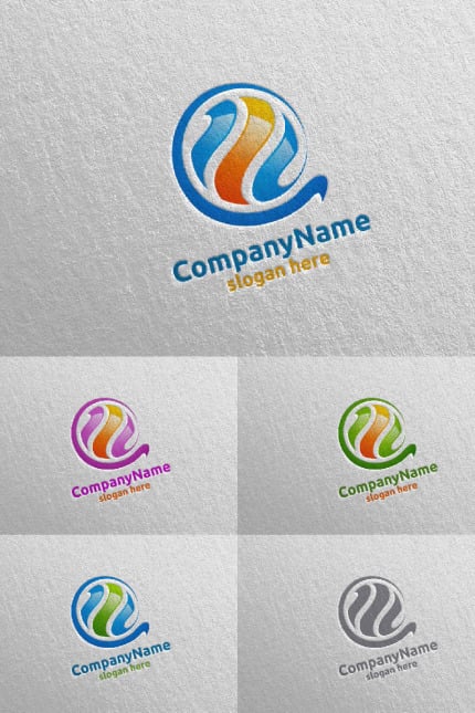 Kit Graphique #99154 Transport Communication Divers Modles Web - Logo template Preview