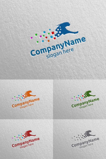 Kit Graphique #99208 Dot Pixel Divers Modles Web - Logo template Preview