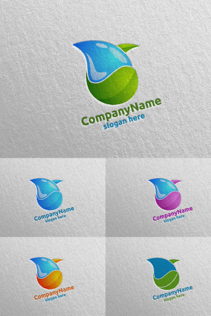 Template #99286 Plumbing Biotechnology Webdesign Template - Logo template Preview