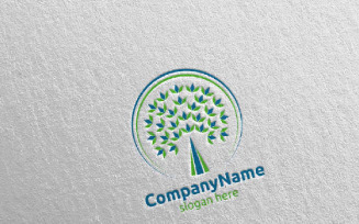Investment or Marketing Consulting Financial Concept Logo Template