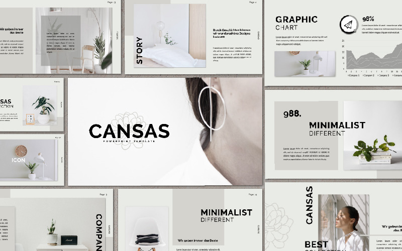 CANSAS Presentation PowerPoint template PowerPoint Template