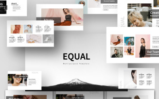 EQUAL Presentation PowerPoint template