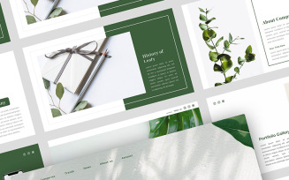 LEAFY PowerPoint template