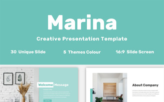 Marina PowerPoint template
