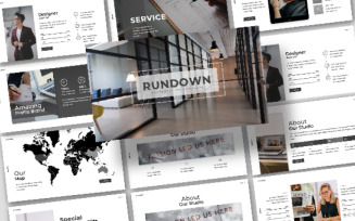 Rundown Presentation PowerPoint template