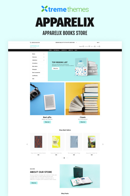 Template #99434 Reading Literature Webdesign Template - Logo template Preview