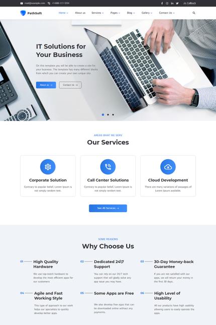 Template #99496 Pro Services Webdesign Template - Logo template Preview