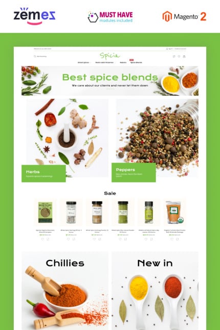 Template #99499 Flavor Spice Webdesign Template - Logo template Preview