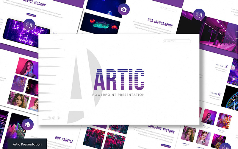 Artic PowerPoint template PowerPoint Template