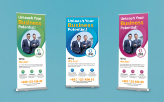 Roll Up Banner - Corporate Identity Template