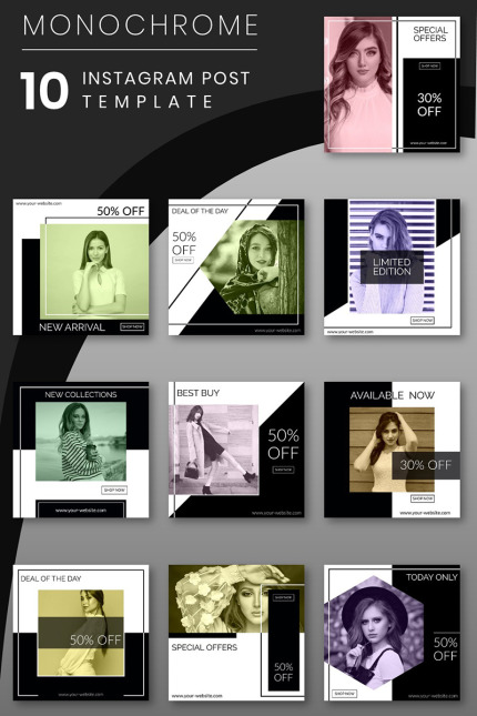 Template #99543 Banners Black Webdesign Template - Logo template Preview