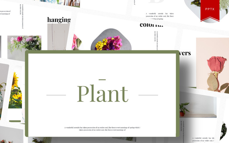 Plant | PowerPoint template PowerPoint Template