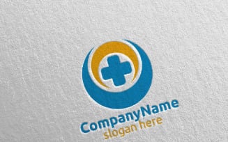 Cross Medical Hospital Design 10 Logo Template