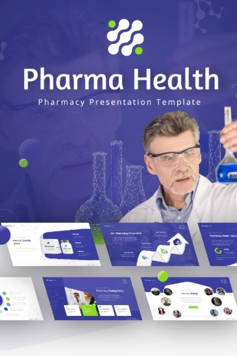 Pharma Health Fully Animated PowerPoint template