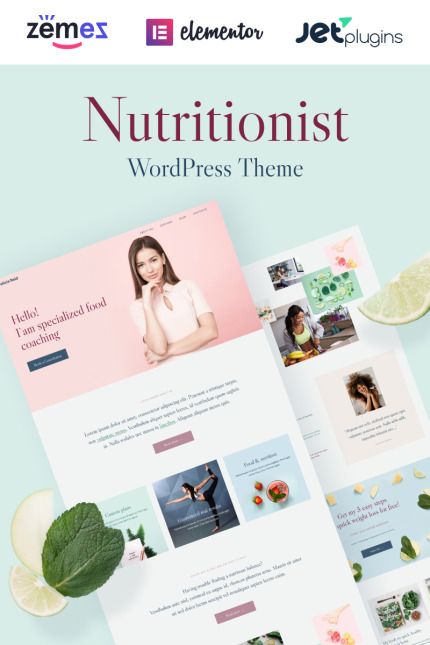Kit Graphique #99733 Nutritionist Wordpress Divers Modles Web - Logo template Preview