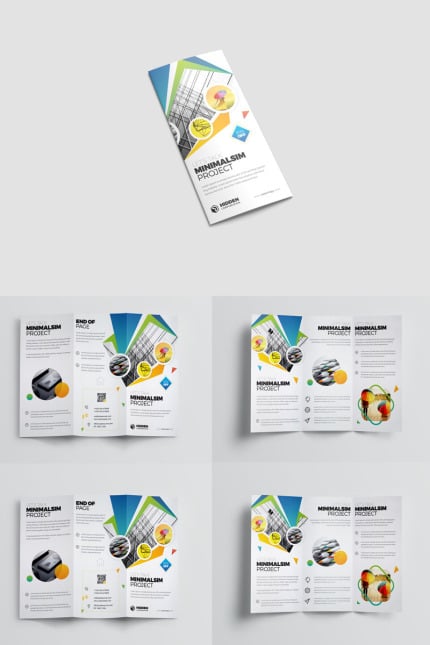 Kit Graphique #99752 Tri-fold Abstract Divers Modles Web - Logo template Preview