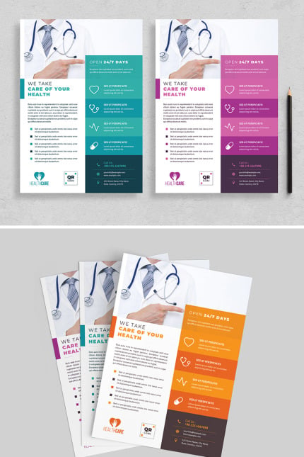 Kit Graphique #99758 Flyer Sant Divers Modles Web - Logo template Preview