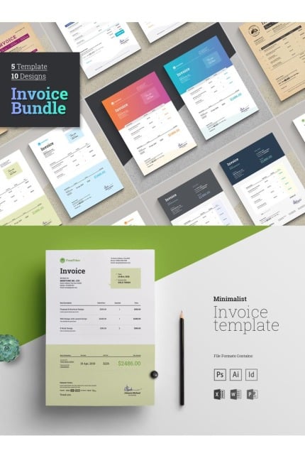 Kit Graphique #99759 Invoice Excel Divers Modles Web - Logo template Preview